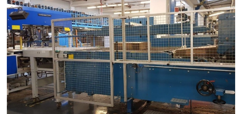 EMBA 240 3 FARB FLEXO FOLDER GLUER MIT ROTATIONSSTANZE